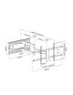 Soporte de Pared Giratorio/ Inclinable/ Nivelable Aisens WT80TSLE-161 para TV de 43-80'/ hasta 50kg