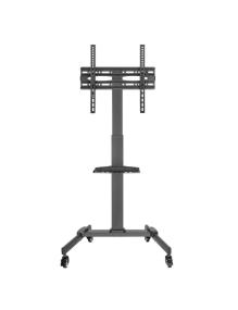 Soporte de Suelo Orientable/ Inclinable con Ruedas Fonestar STS-4244N para TV de 32-65'/ hasta 35kg