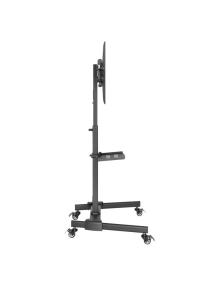 Soporte de Suelo Orientable/ Inclinable con Ruedas Fonestar STS-4244N para TV de 32-65'/ hasta 35kg