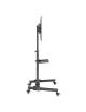 Soporte de Suelo Orientable/ Inclinable con Ruedas Fonestar STS-4244N para TV de 32-65'/ hasta 35kg