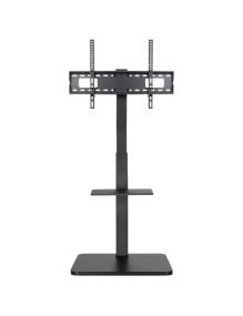 Soporte de Suelo Inclinable/ Ajustable TooQ MOON FS2287M-B para TV de 37-75'/ hasta 40kg