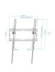 Soporte de Pared Fijo / Inclinable TooQ LP1071T-B para TV de 32-70'/ hasta 45kg