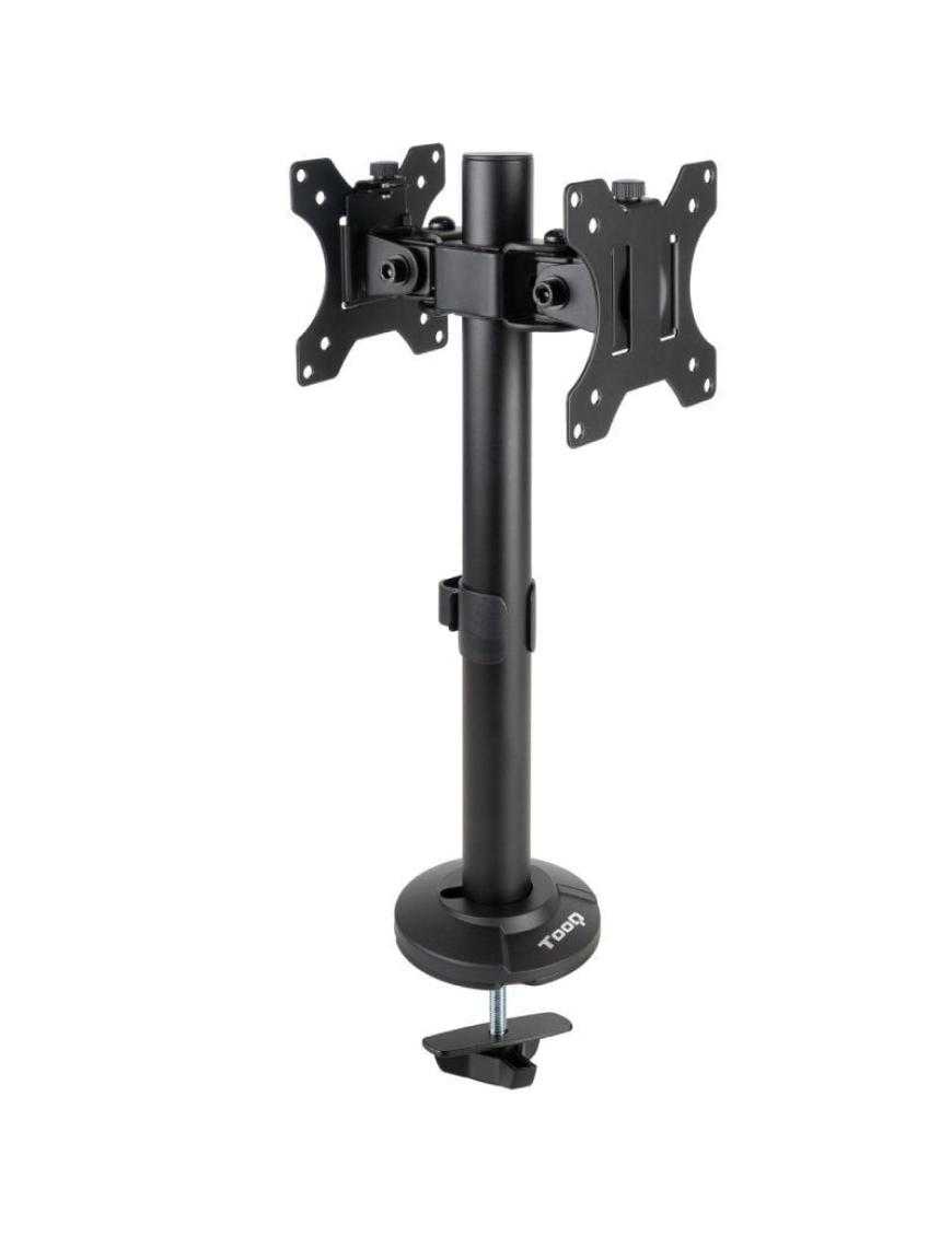 Soporte para 2 Monitores TooQ DB1132TN-B/ hasta 8kg