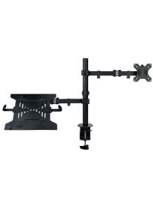 Soporte de Mesa Orientable/ Inclinable Tooq DB1200TN-B para TV y Portátil de 13-32'