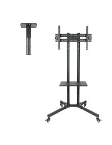 Soporte de Suelo Inclinable/ Ajustable TooQ FS1470M-B para TV de 37-70'/ hasta 50kg