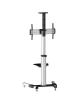 Soporte de Suelo Inclinable/ Ajustable con Ruedas TooQ FS1870M-B para TV de 37-70'/ hasta 50kg