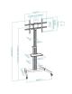 Soporte de Suelo Inclinable/ Ajustable con Ruedas TooQ FS1886M-B para TV de 37-86'/ hasta 50kg