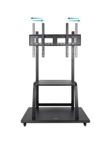 Soporte de Suelo Ajustable con Ruedas TooQ FS20101M-B para TV de 37-100'/ hasta 150kg