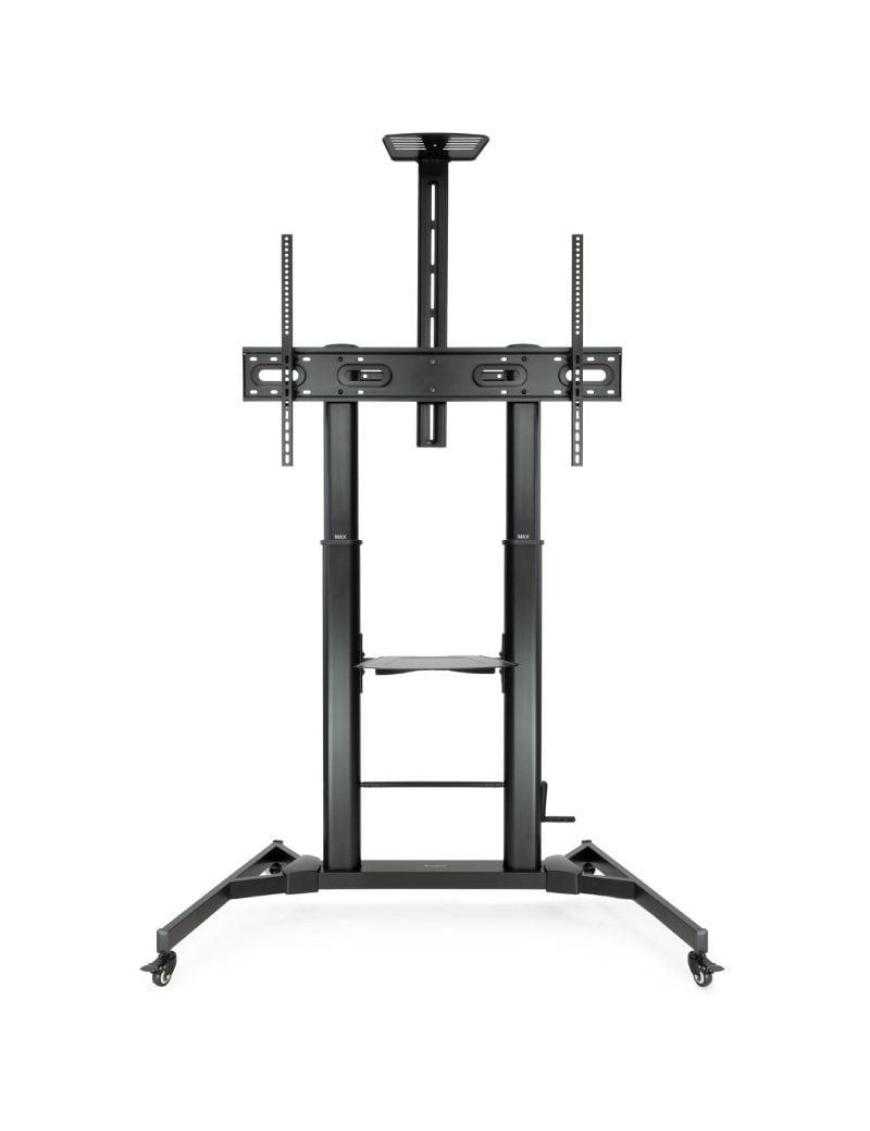 Soporte de Suelo Inclinable/ Ajustable con Ruedas Tooq FS20400HM-B para TV de 60-100'/ hasta 100kg