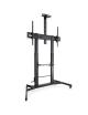 Soporte de Suelo Inclinable/ Ajustable con Ruedas Tooq FS20400HM-B para TV de 60-100'/ hasta 100kg