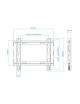 Soporte de Pared Fijo TooQ LP1043F-B para TV de 23-43'/ hasta 45kg