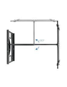 Soporte de Pared Orientable / Inclinable TooQ LP4380XL-B para TV de 43-80'/ hasta 50kg