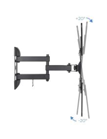 Soporte de Pared Orientable / Inclinable TooQ LP6055TN-B para TV de 23-55'/ hasta 30kg