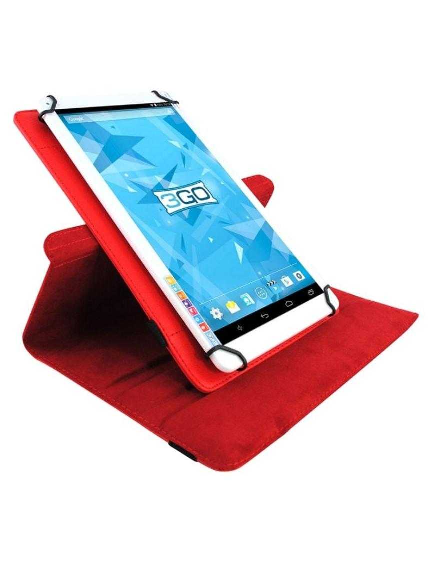 Funda 3GO CSGT15 Universal para Tablets de 10.1'/ Roja