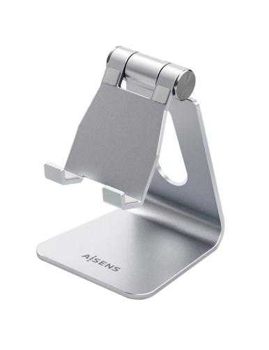 Soporte para Smartphone/Tablet Aisens MS1PM-081/ Plata