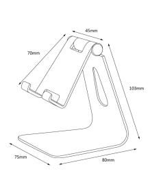 Soporte para Smartphone/Tablet Aisens MS1PM-081/ Plata