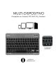 Funda con Teclado Subblim KeyTab Pro BT para Tablets Samsung Galaxy A8 X200/205/ Negra