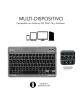 Funda con Teclado Subblim KeyTab Pro BT para Tablets Samsung Galaxy A9+/ Negra