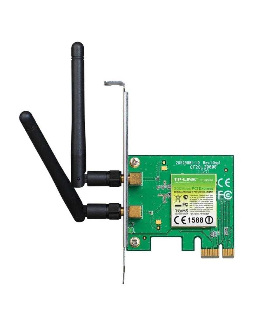 Tarjeta de red Inalámbrica-PCI Express TP-Link TL-WN881ND/ 300Mbps/ 2.4GHz