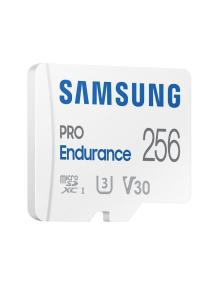 Tarjeta de Memoria Samsung Pro Endurance 256GB microSD XC con Adaptador/ Clase 10/ 100MBs