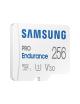 Tarjeta de Memoria Samsung Pro Endurance 256GB microSD XC con Adaptador/ Clase 10/ 100MBs