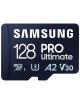 Tarjeta de Memoria Samsung Pro Ultimate 128GB microSD XC con Adaptador/ Clase 10/ 200MBs