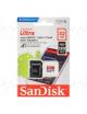 Tarjeta de Memoria SanDisk Ultra 32GB microSD HC UHS-I con Adaptador/ Clase 10/ 120MBs