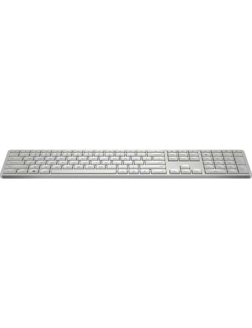 Teclado Inalámbrico Programable HP 970/ Blanco