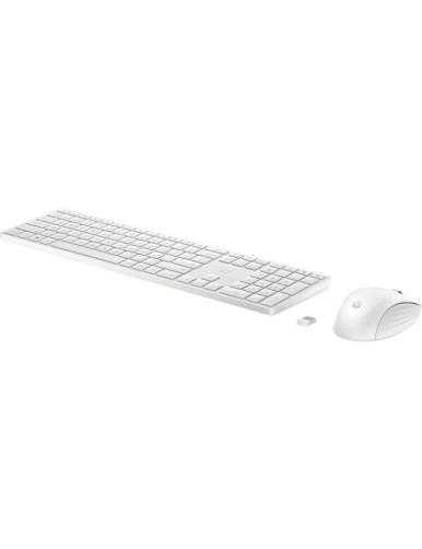 Teclado y Ratón Inalámbricos HP 650/ Blanco