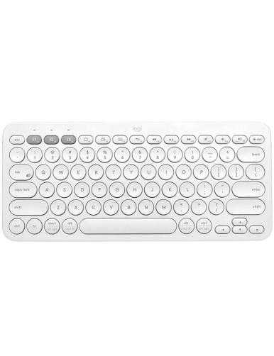 Teclado Compacto Inalámbrico por Bluetooth Logitech K380/ Blanco