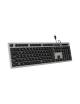 Teclado Subblim Wired Ergo Keys Silent Flat HQ/ Gris