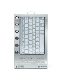 Teclado Compacto Inalámbrico por Bluetooth Subblim Smart/ Plata