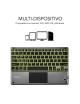 Teclado Compacto Inalámbrico por Bluetooth Subblim Touchpad Smart Blacklit/ Gris