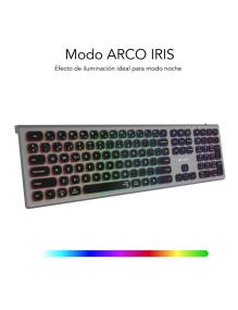 Teclado Inalámbrico Subblim Master/ Gris y Negro