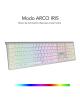 Teclado Inalámbrico Subblim Master/ Plata y Blanco