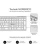 Teclado Inalámbrico por Bluetooth Subblim 2PUE200 Pure Extended/ Plata