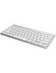 Teclado Compacto Inalámbrico por Bluetooth Trust 24654/ Plata