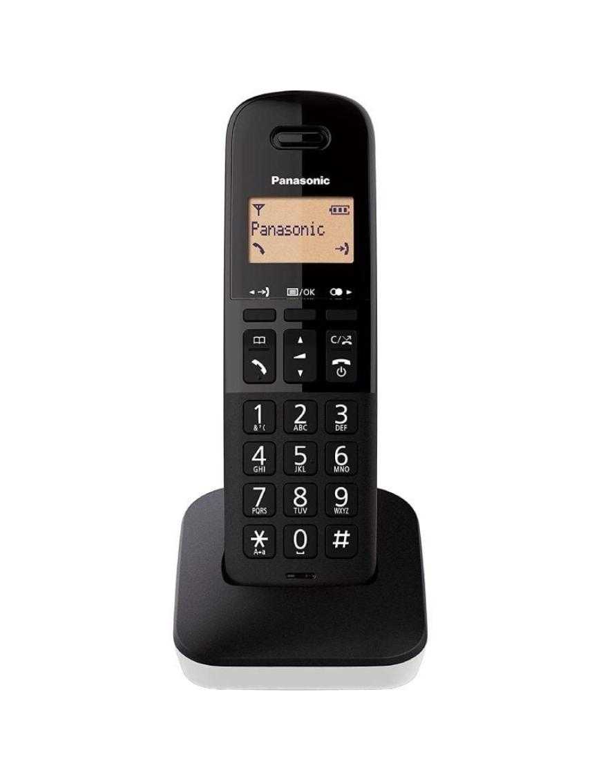 Teléfono Inalámbrico Panasonic KX-TGB610SPW/ Blanco y Negro