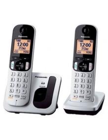 Teléfono Inalámbrico Panasonic KX-TGC212PL/ Pack DUO/ Plata