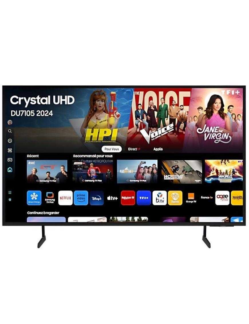 Televisor Samsung Crystal UHD TU43DU7105 43'/ Ultra HD 4K/ Smart TV/ WiFi