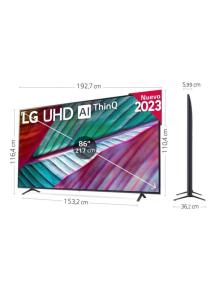 Televisor LG UHD 86UR78006LB 86'/ Ultra HD 4K/ Smart TV/ WiFi