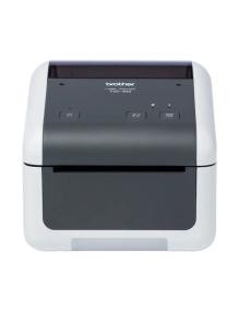 Impresora de Etiquetas y Tickets Brother TD-4210D/ Térmica Directa/ Ancho etiqueta 118mm/ USB-RS-232C/ Blanca y Negra