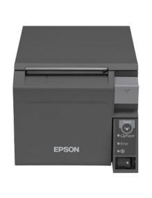 Impresora de Tickets Epson TM-T70II/ Térmica/ Ancho papel 80mm/ USB-Ethernet/ Negra