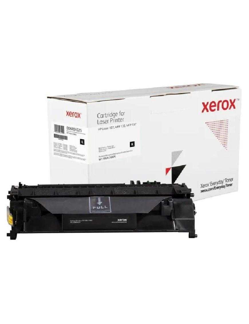 Tóner compatible Xerox 006R04525 compatible con HP 106A/ 1000 páginas/ Negro