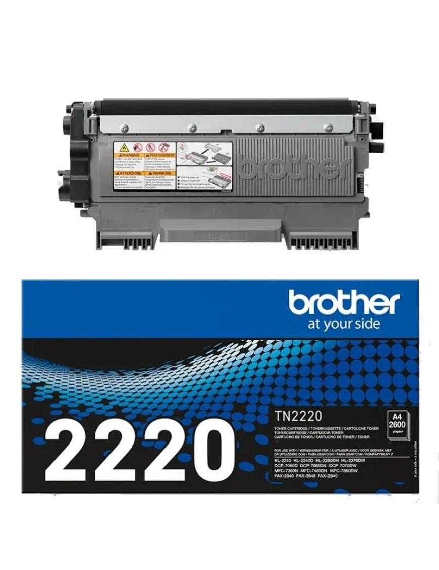 Tóner Original Brother TN-2220/ Negro