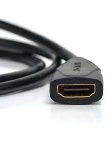 Cable Alargador Micro HDMI 4K Vention ABBBF/ Micro HDMI Macho - HDMI Hembra/ 1m/ Negro