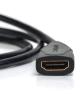 Cable Alargador Micro HDMI 4K Vention ABBBF/ Micro HDMI Macho - HDMI Hembra/ 1m/ Negro