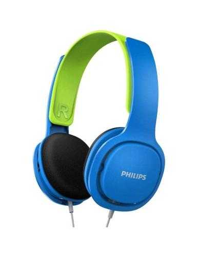 Auriculares Philips SHK2000BL/ Jack 3.5/ Azules