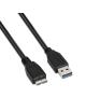 Cable USB 3.0 Aisens A105-0044/ USB Macho - MicroUSB Macho/ Hasta 9W/ 625Mbps/ 2m/ Negro