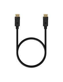 Cable DisplayPort 1.2 4K Aisens A124-0548/ DisplayPort Macho - DisplayPort Macho/ Hasta 5W/ 2300Mbps/ 50cm/ Negro